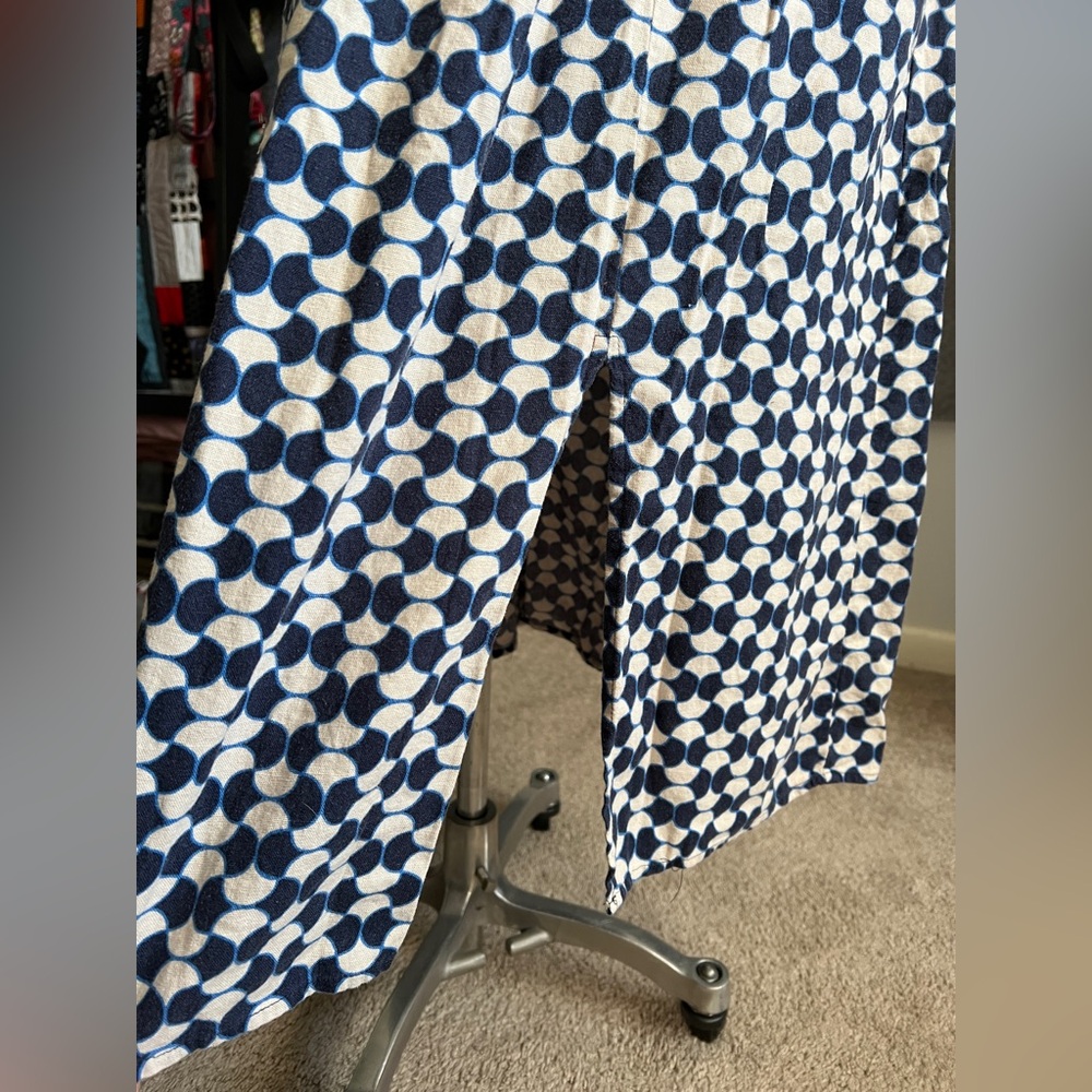 Blue Linen Crop and Skirt Matching Set - Picture 12 of 17